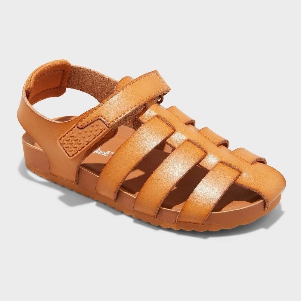 Toddler Boy Rhett Fisherman Sandals byā Cat & Jack Cognac Size 10 New With Tags